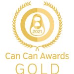 2021 Can Can Awards gold mdeal